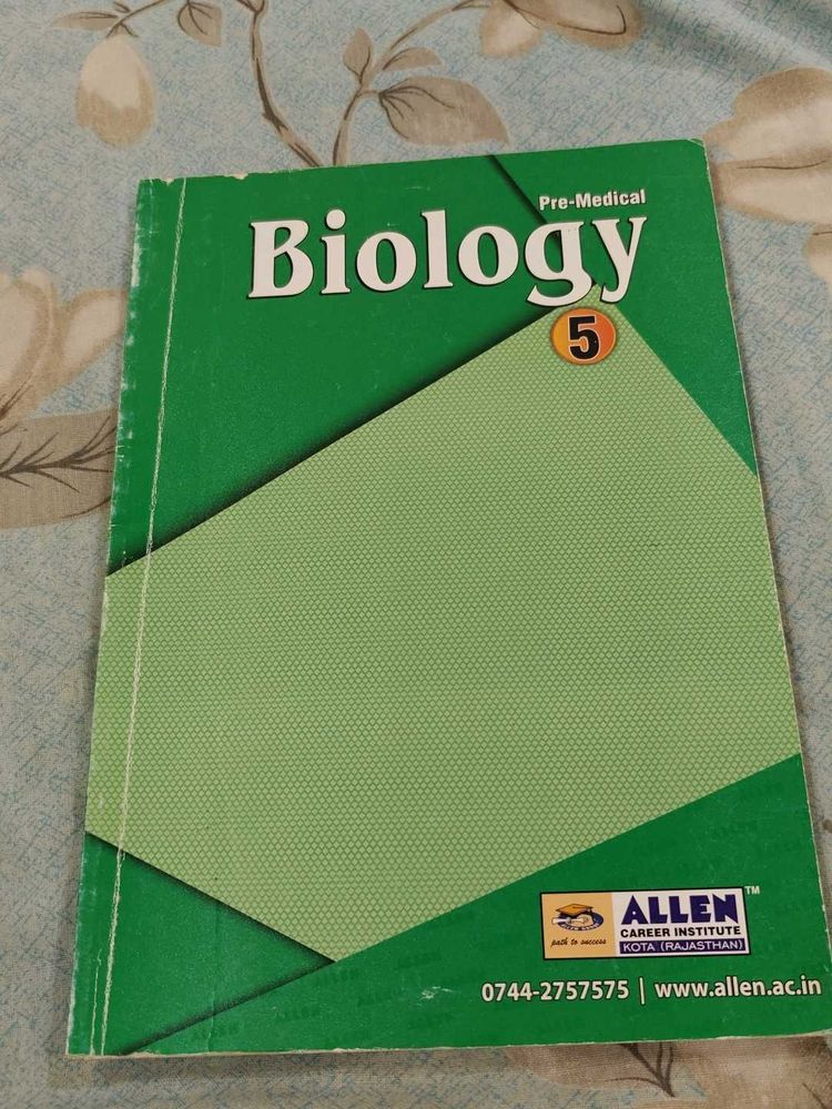 Pre-Medical Biology Book