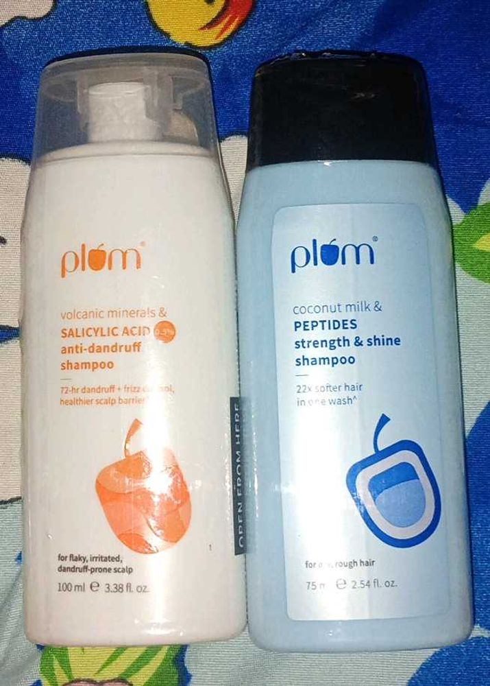 Plum Anti-Dandruff &amp; Strength &amp; Shine Shampoo Duo