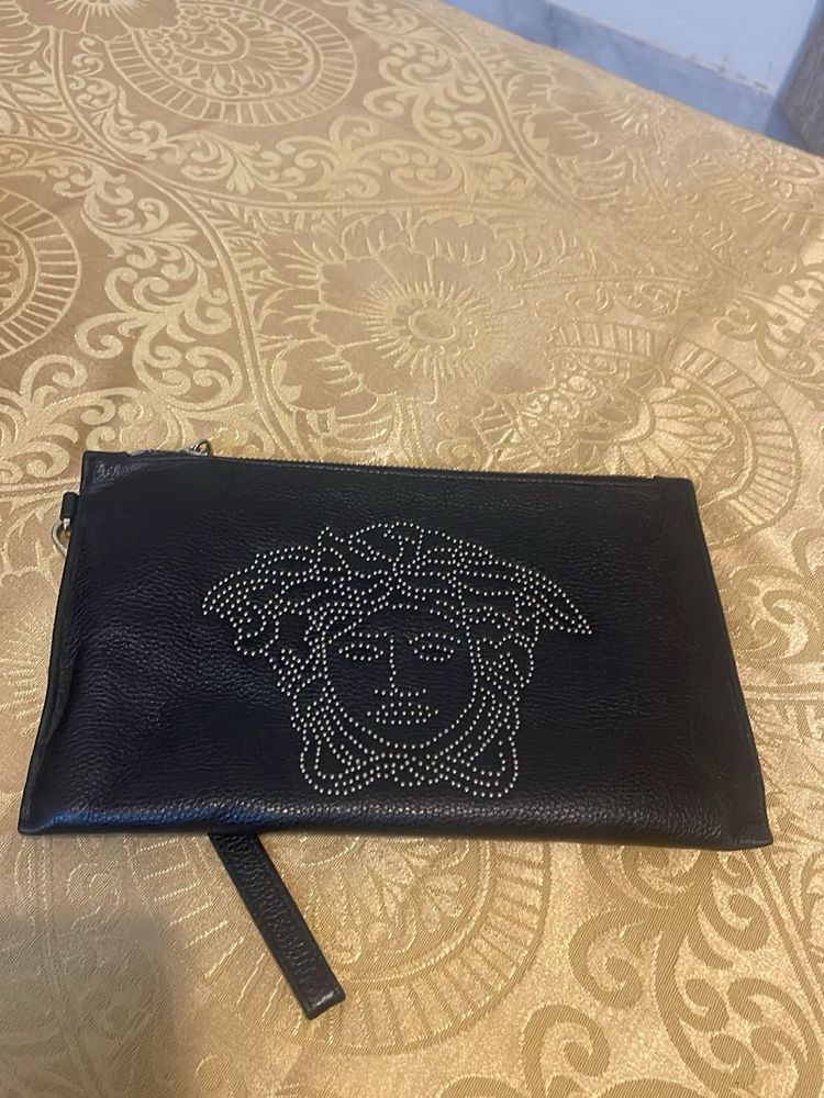 Designer Medusa Clutch Bag