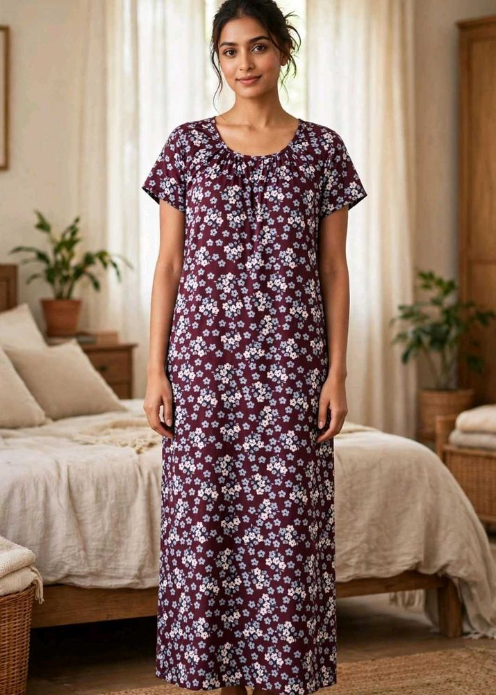 Floral Print Nightgown