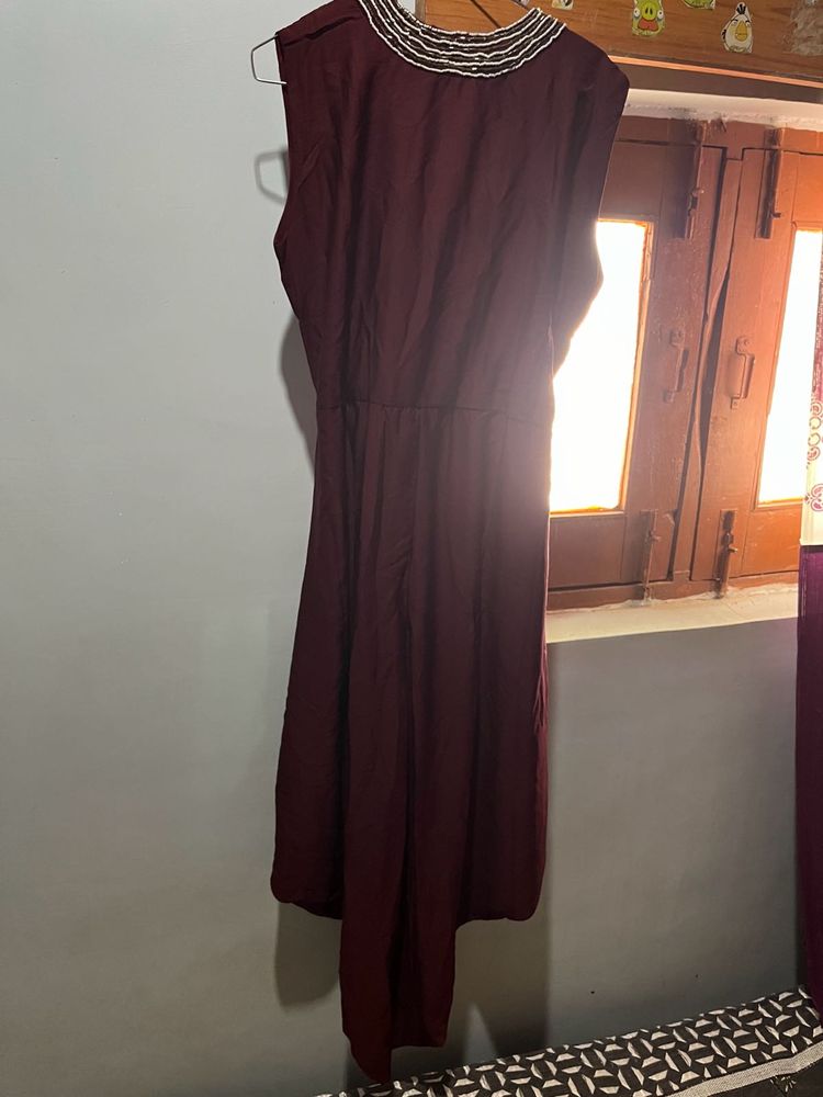 patiala style jumpsuit with jacket