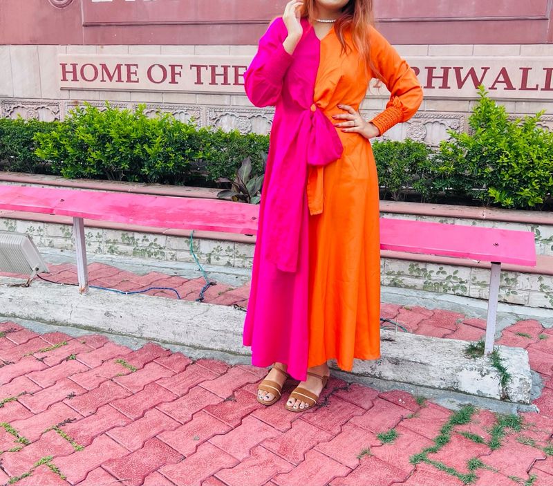 SALE!⚡Vacation Double Shade Gown Dress