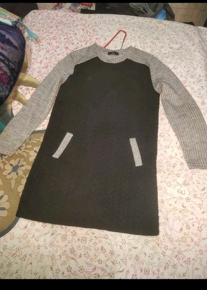 Comfy Two-Tone Dress