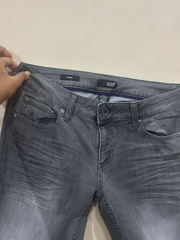 Grey Denim Jeans