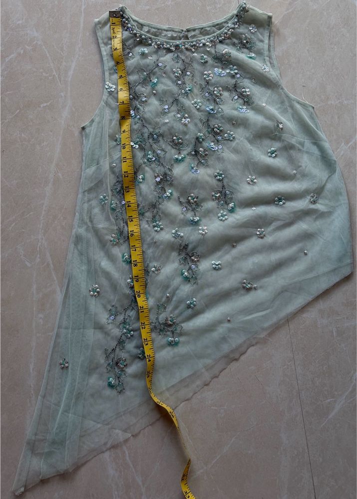 Embellished Net Blouse