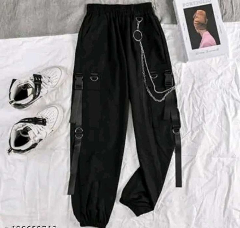 Stylish Black Cargo Pants
