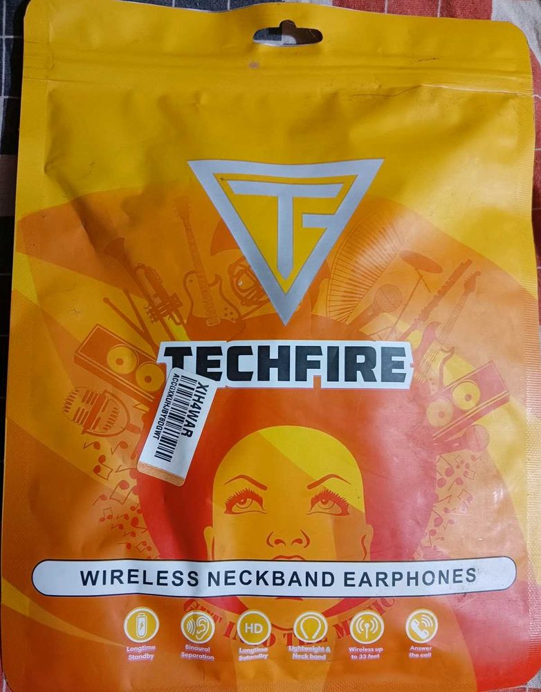 Techfire Wireless Neckband Earphones