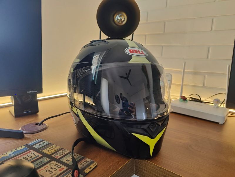 Bell Qualifier Motorcycle Helmet - Black/Yellow