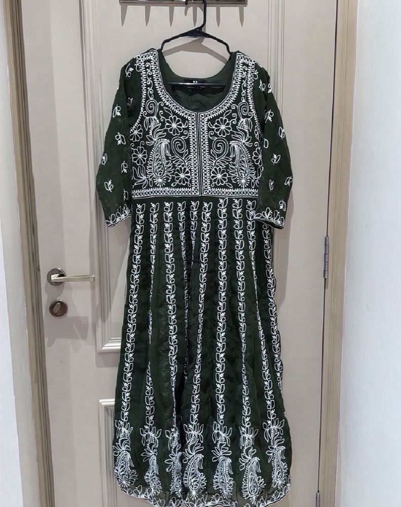 Embroidered Anarkali Kurti