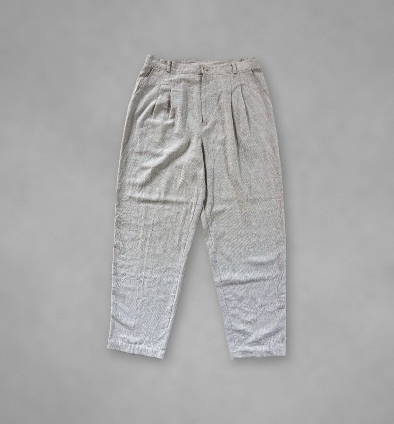 Pinteresty briggs double pleated linen pants