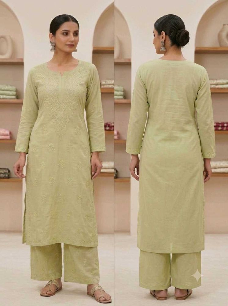 HEAVY EMBROIDERY REYON CHIKANKARI CO-ORD SET
