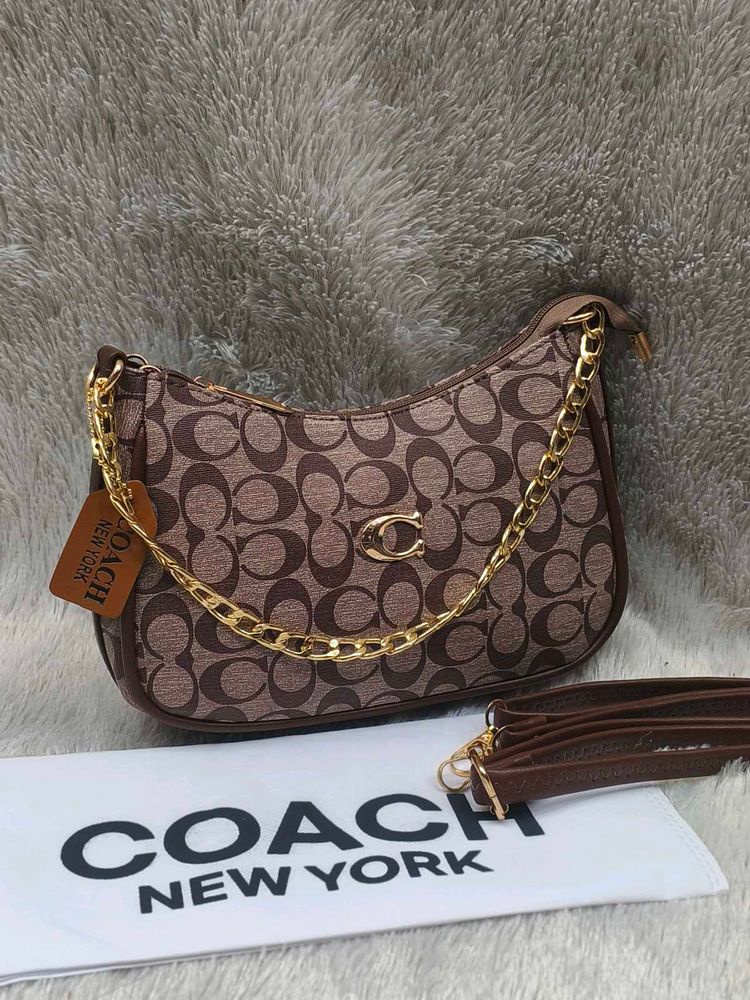 Coach Monogram Shoulder Bag