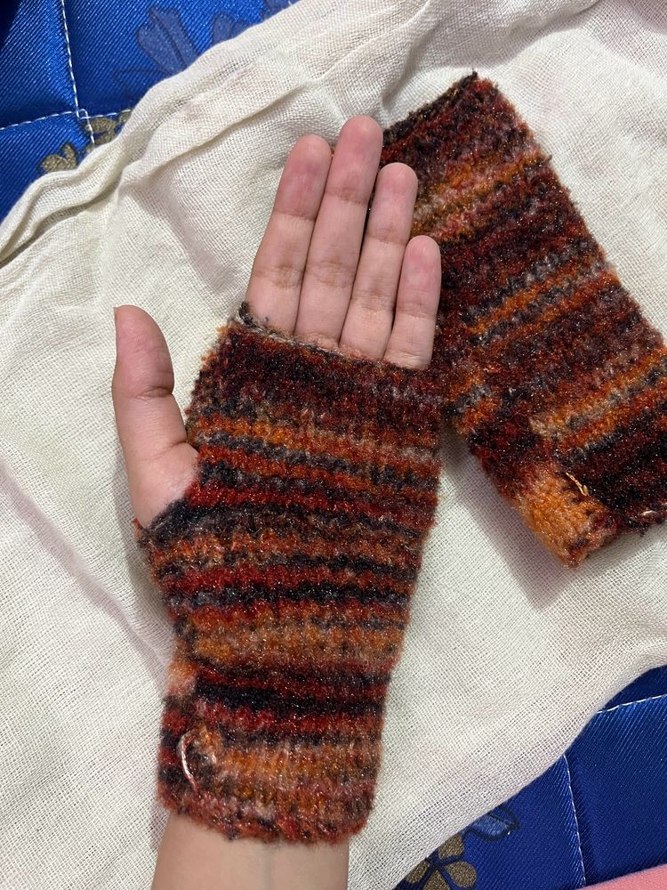 Combo of Knitted Hand Gloves 🧤