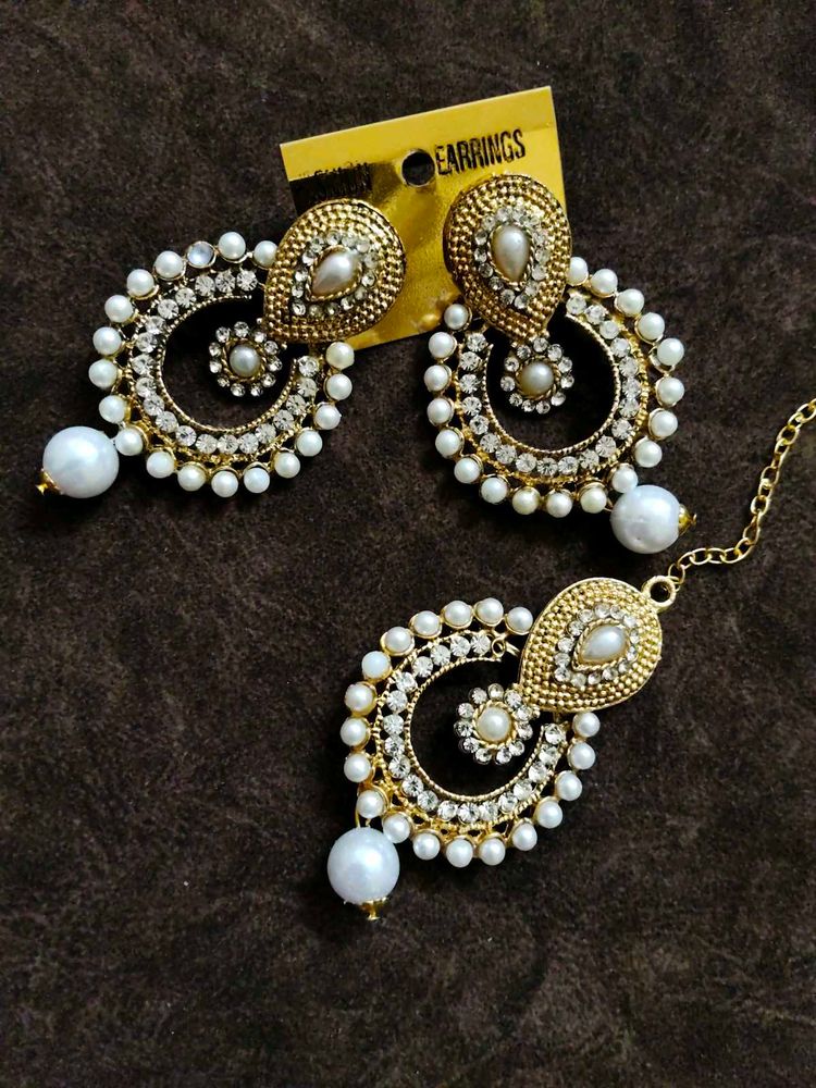 Pearl &amp; Crystal Jewellery Set