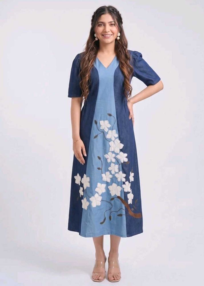 Tbfo Riviera Blue Dress