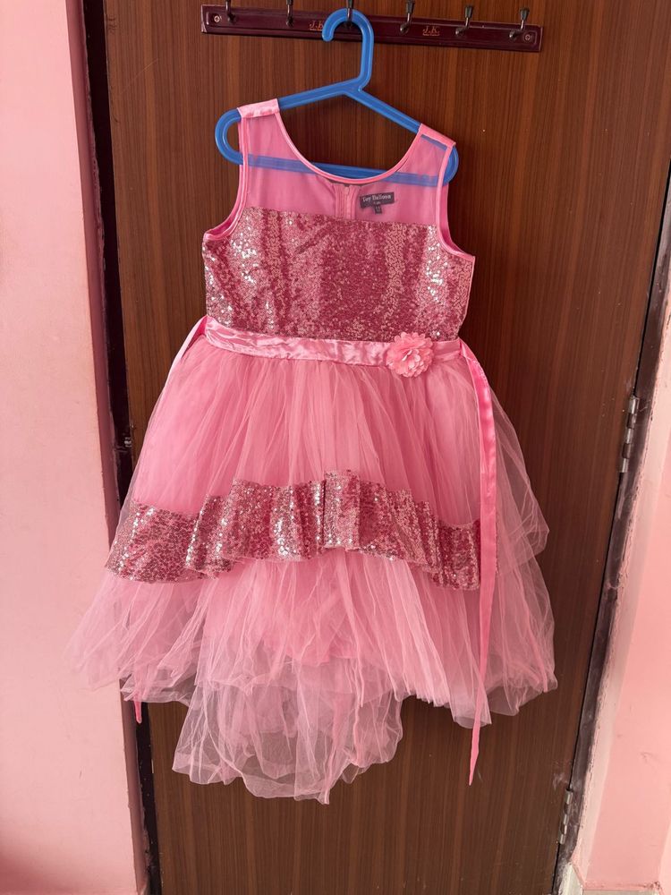 Sparkling Pink Party Gown