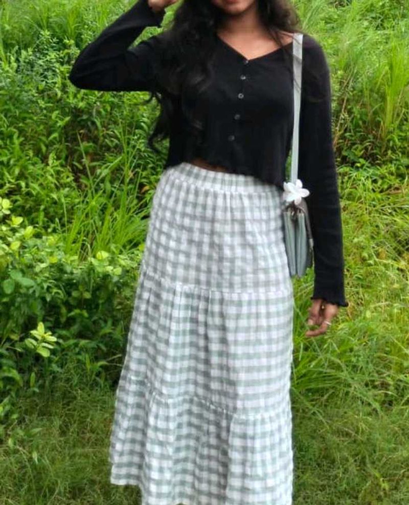 Sage Green Korean Skirt🌷