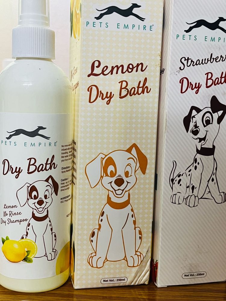 Pets Empire Dry Bath Set - Lemon &amp; Strawberry