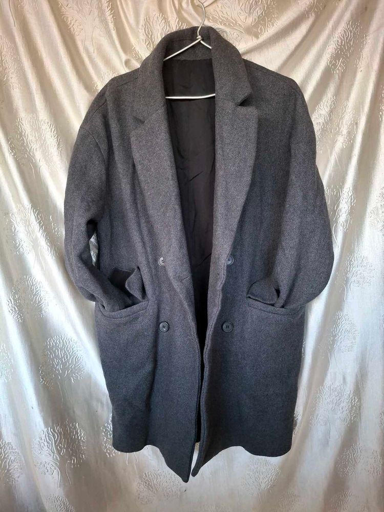 Classic Grey Overcoat