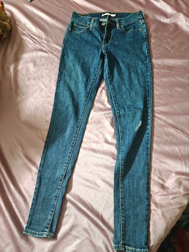 Levi's Women's Skinny Blue Jeans
