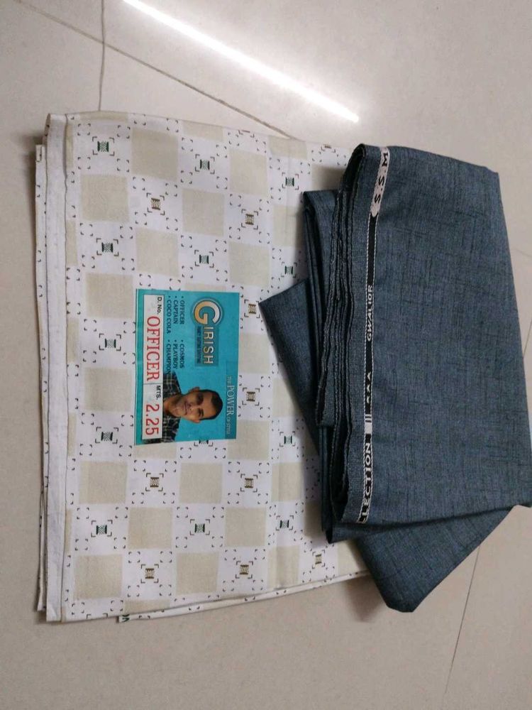 men shirt and pant fabric