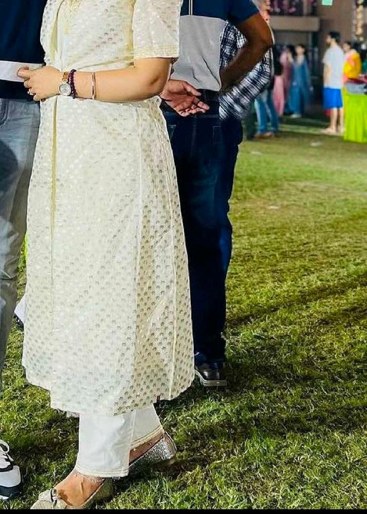 Elegant White Kurta Set