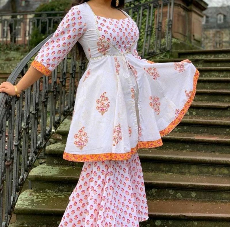 Combo Of 2 Sharara  Set &amp; 1Jumpsuit