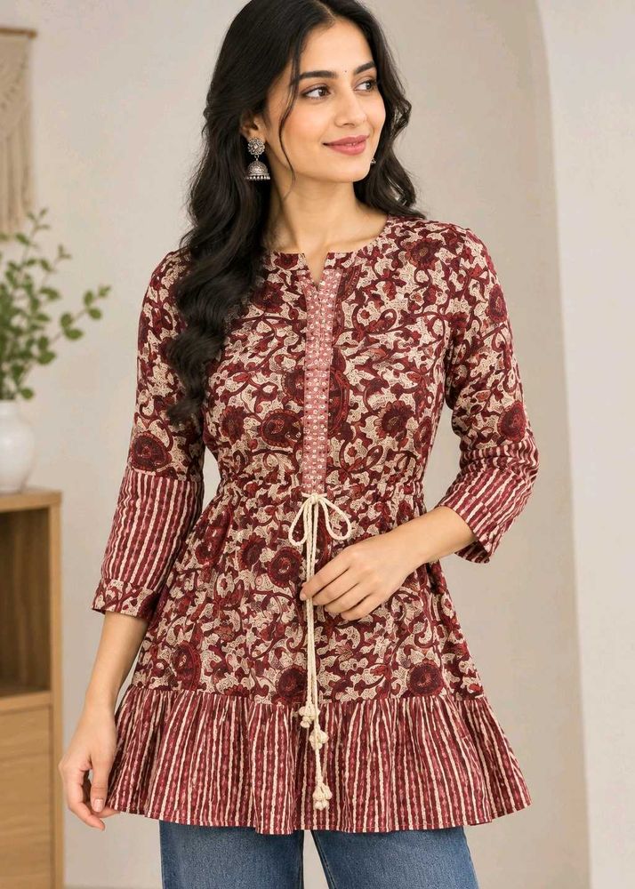 Printed Tunic Top