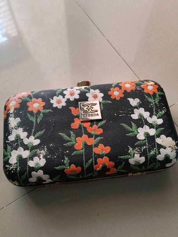 Floral Clutch Purse