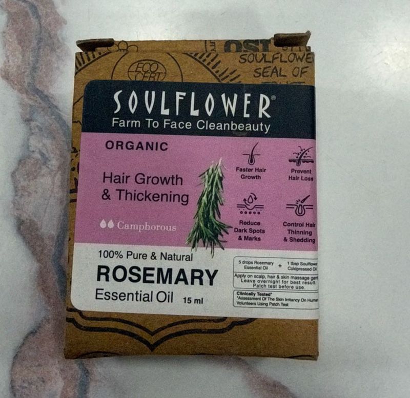 Soulflower Rosemary Essential Oil