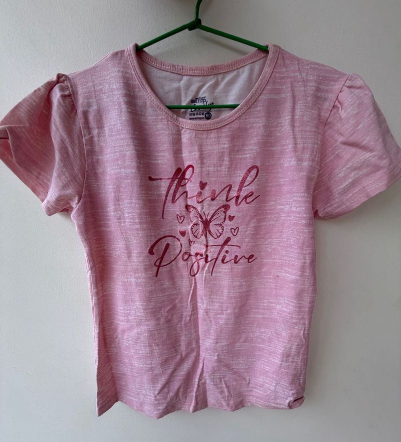 NEW pink graphic T-shirt