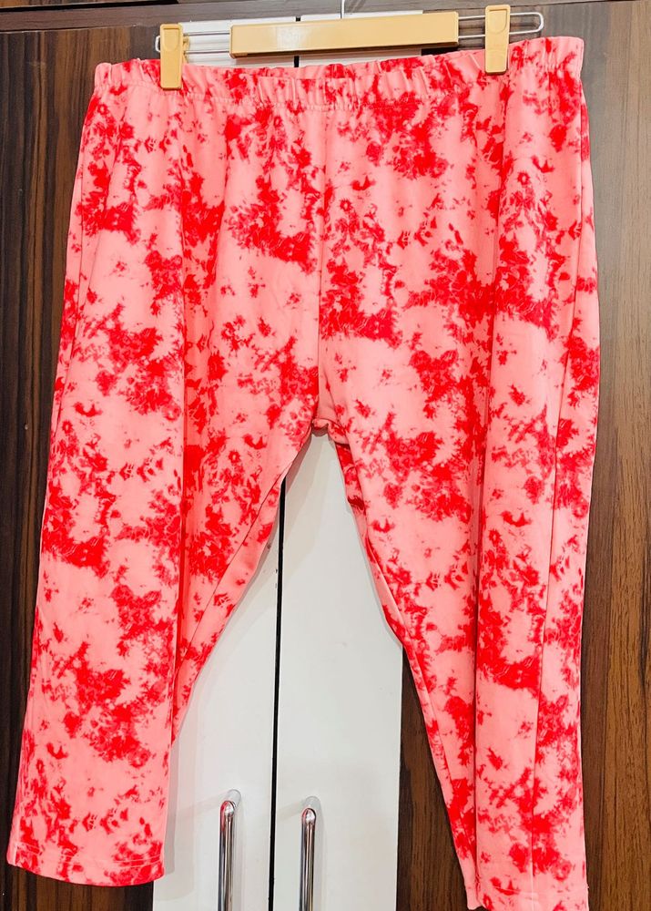 Comfortable Tie-Dye capri