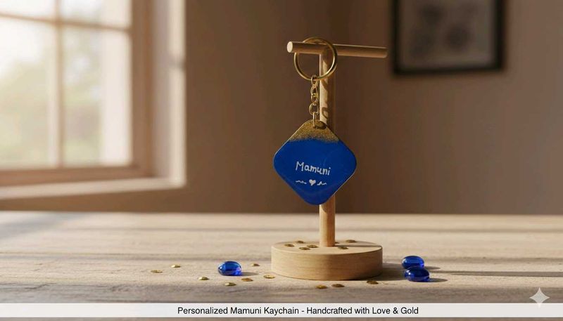 Personalized Resin Keychain