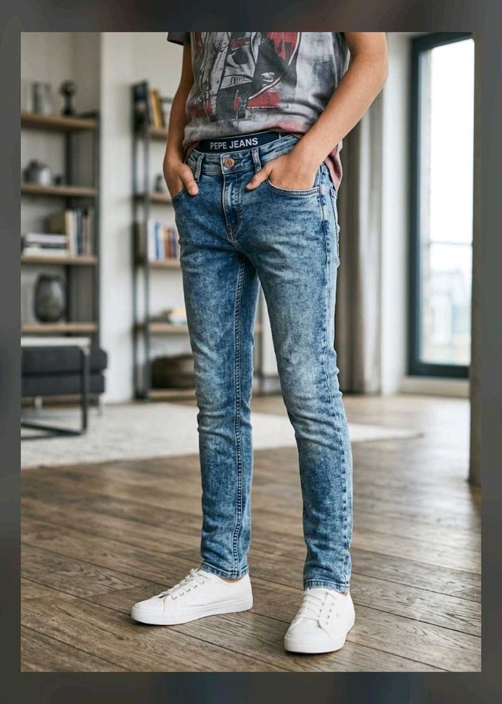 Pepe Jeans Distressed Denim Jean