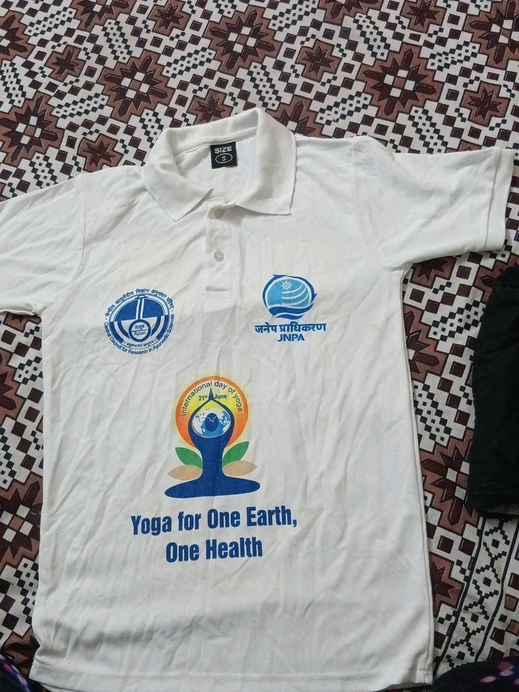 White Yoga T-Shirt