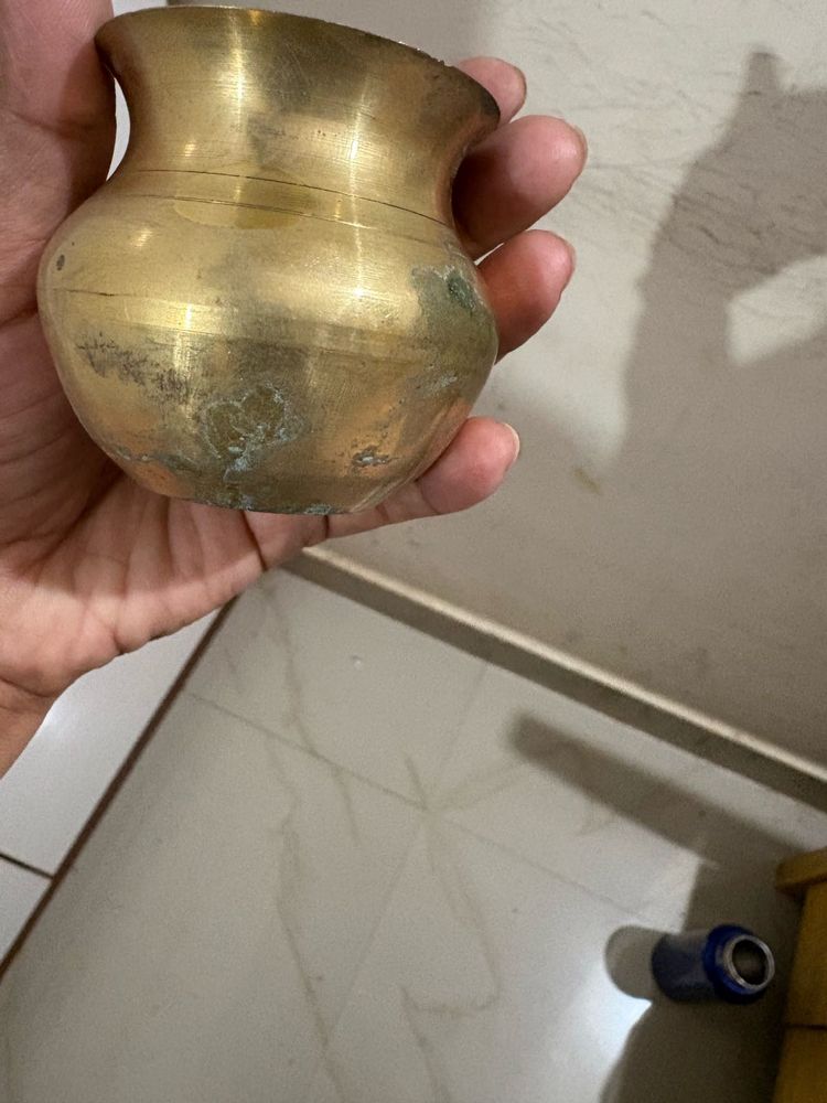 Vintage Brass Kalash Pot