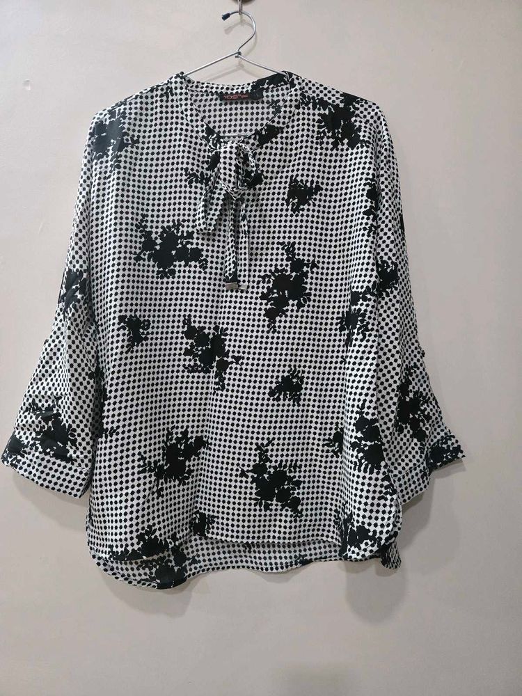 Printed Bow Top