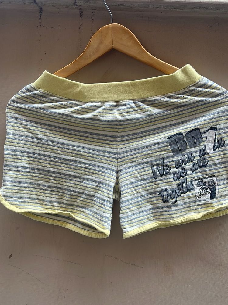 Cute Striped Lounge Shorts