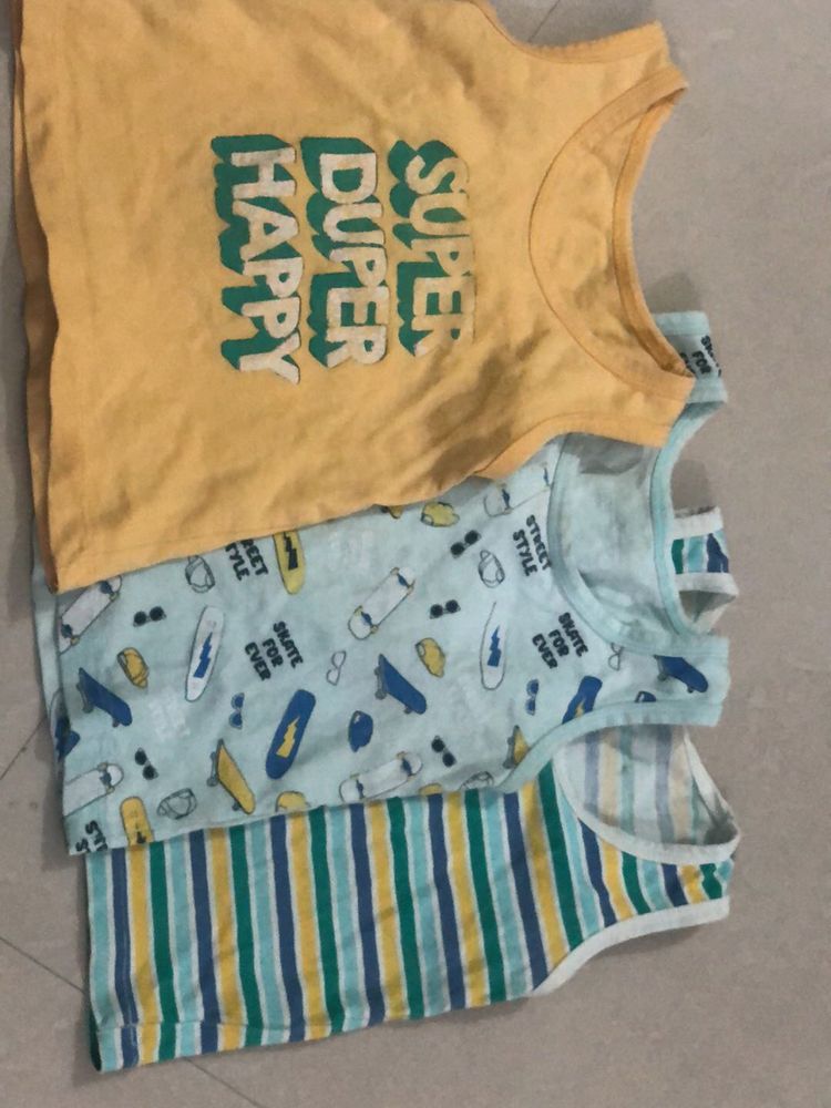 Pack of 3 Cute Tank Tops