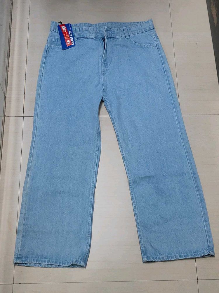 Light Wash Wide Leg Jeans