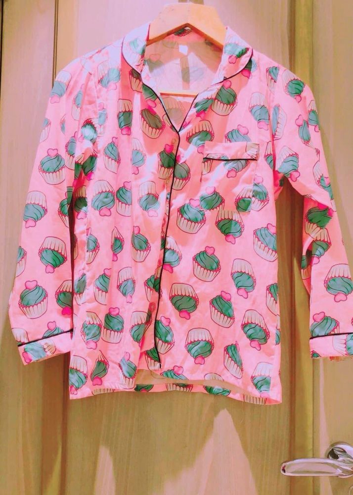Cupcake Print Nightsuit set