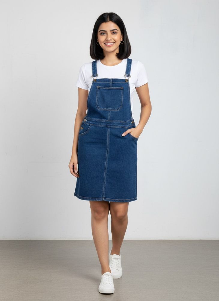 Blue Dungree Denim For 32 Bust, 30 W