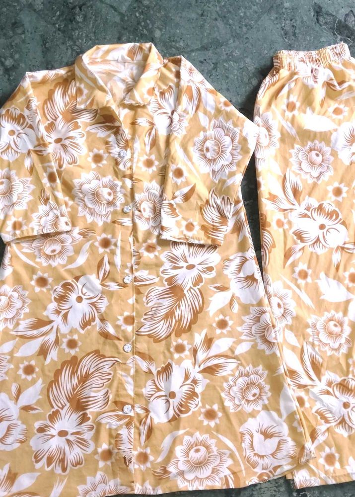 Floral kurta/cord set