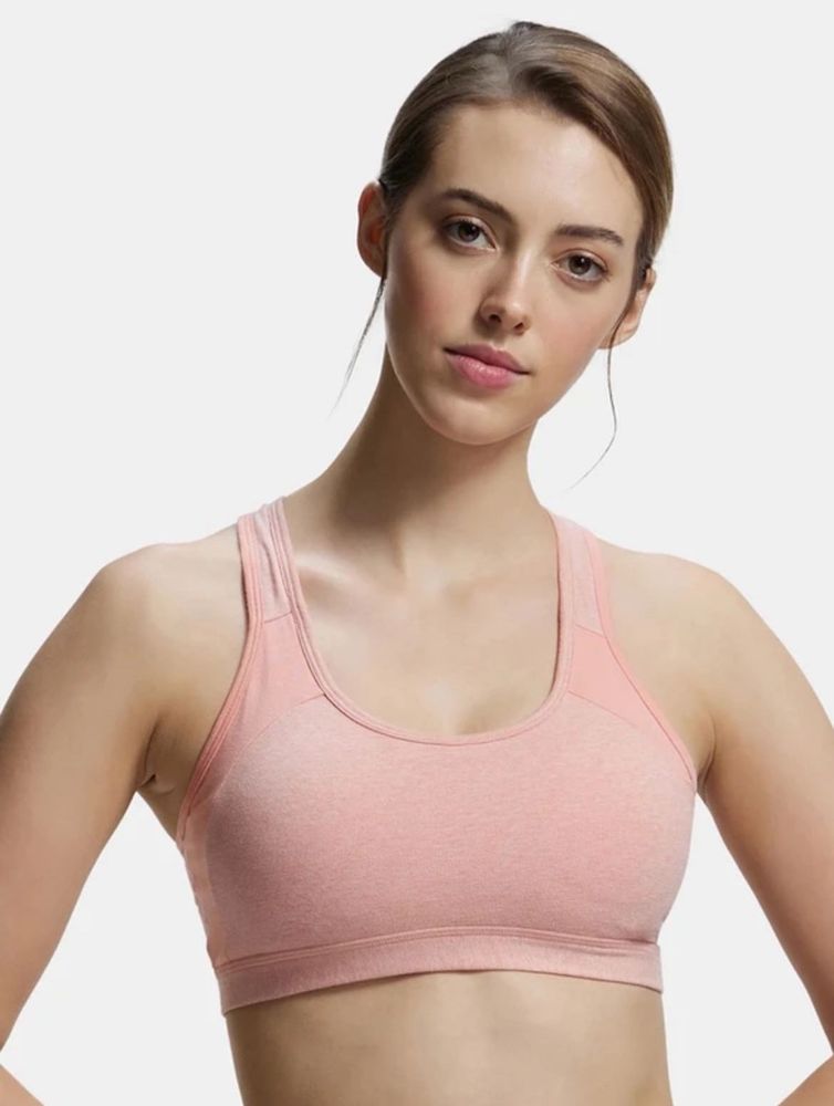 Pink Sports Bra