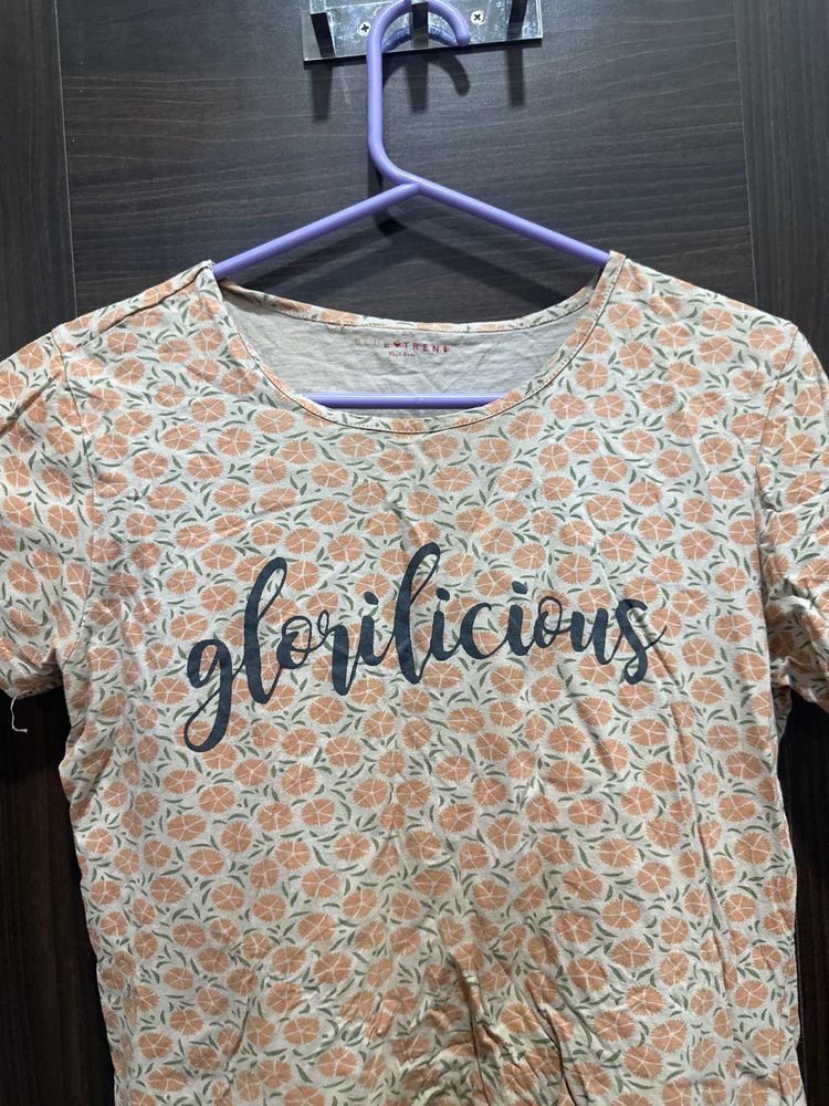 Orange 🍊 Cotton Tshirt