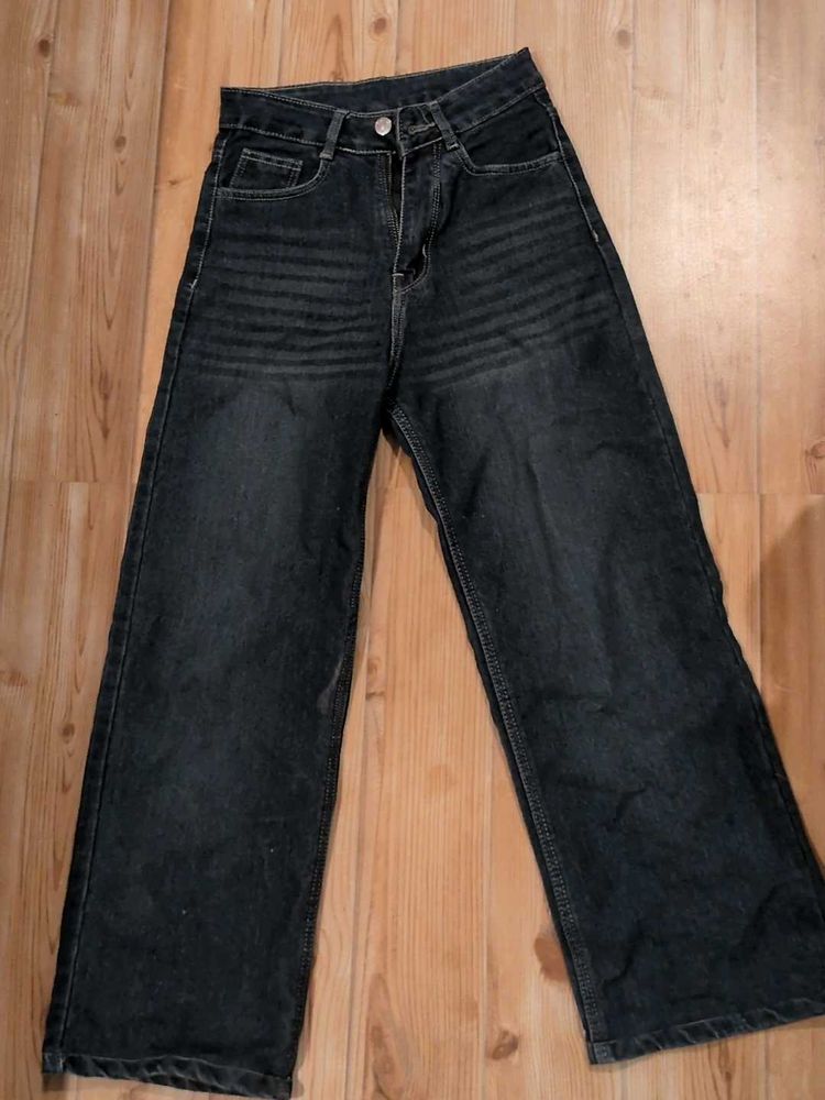 Dark Wash Wide Leg Jeans