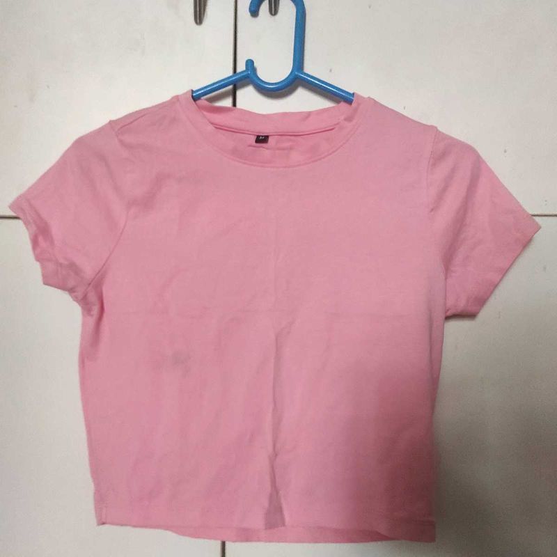 Pink Casual T-Shirt