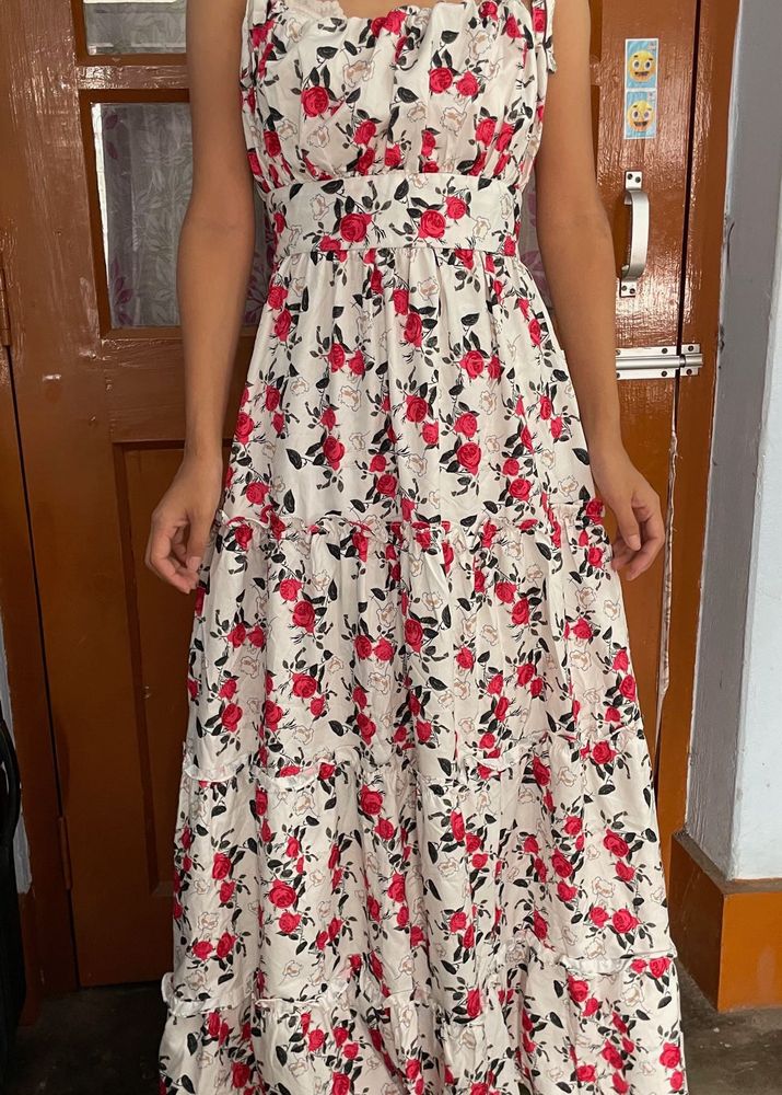 Floral Tiered Maxi Dress