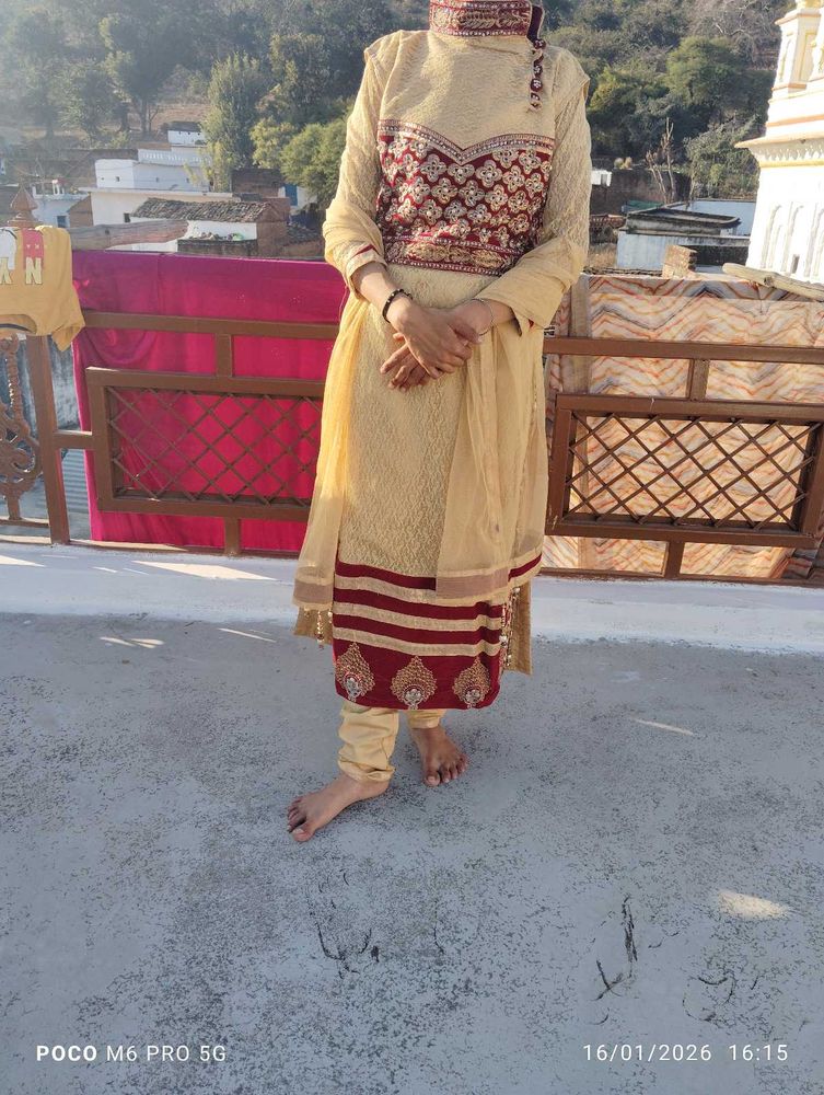 Elegant Embroidered Salwar Suit