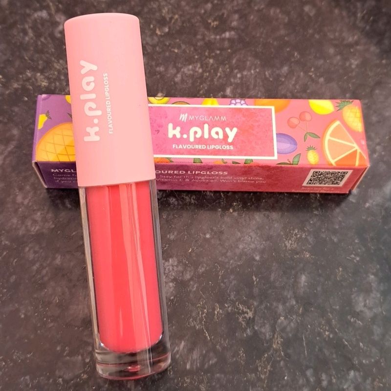 K Play Lip Gloss Pink Guava Smash